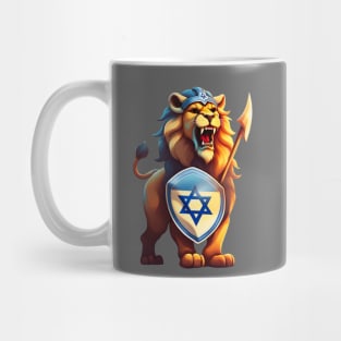 Lion Israel Viking Mug